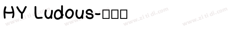 HY Ludous字体转换